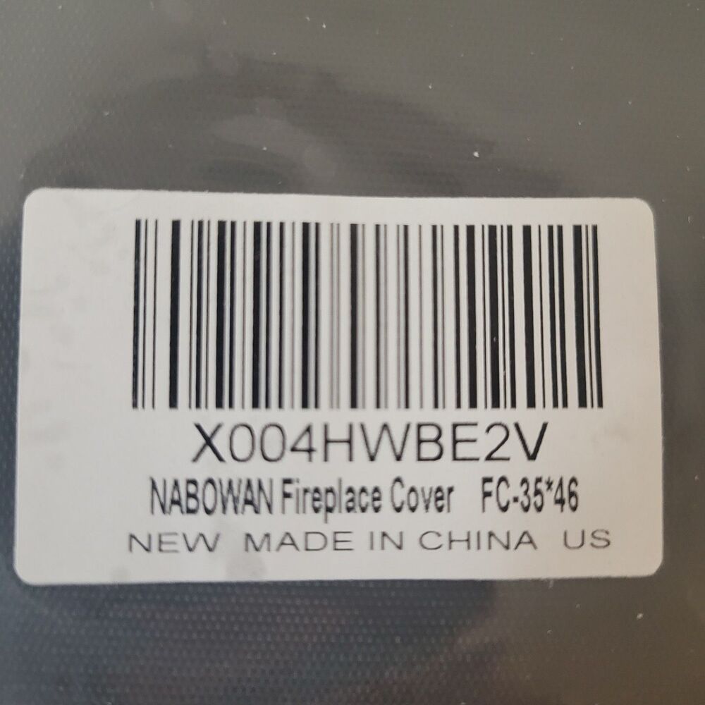 NABOWAN Fireplace Cover Insulation Draft Blocker FC-35×46 New Sealed - Picture 4 of 4